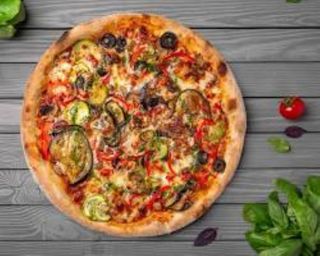 Vegeteriana pizza velika