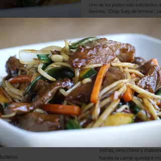 Chop Suey De Ternera