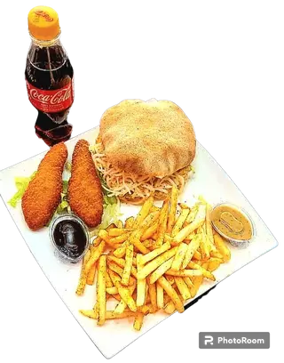 1 Chilling Poulet + Frites épicées + 2 tenders poulet + Coca 25cl