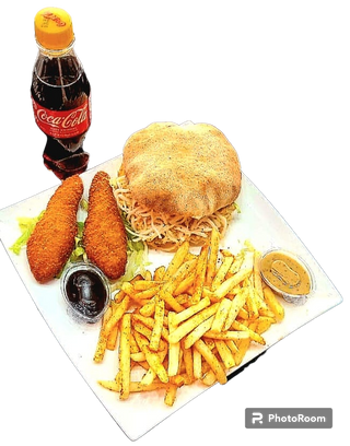 1 Chilling Poulet + Frites épicées + 2 tenders poulet + Coca 25cl