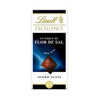 Chocolate Negro Suave con Toque de Sal Lindt Tableta 100 Gr.