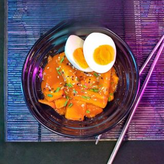Tteokbokki coreano