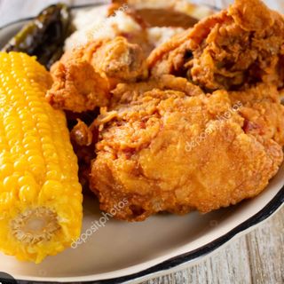 Pollo frito sureño de dos piezas