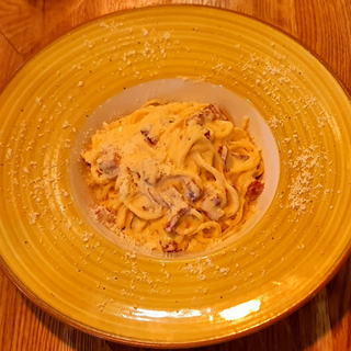 Paste Carbonara con Chorizo Carchelejo