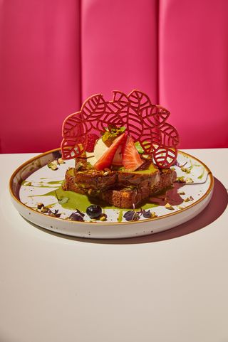 Tostada verde francés