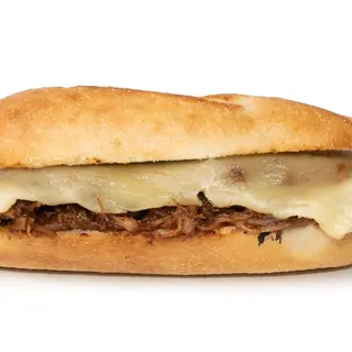 39. Pulled pork BBQ e queijo maturado