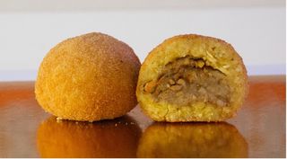 Arancino gorgonzola e noci