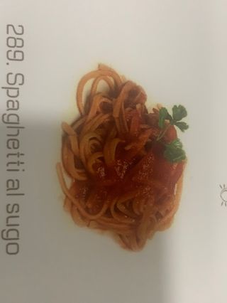 289. Spaghetti al sugo