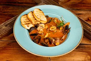 Supă cu fructe de mare