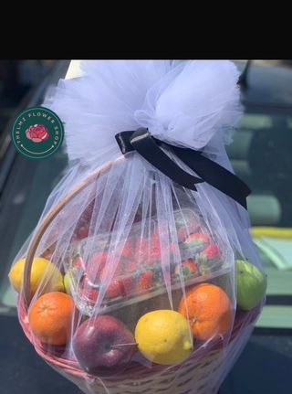 A big basket of fruits