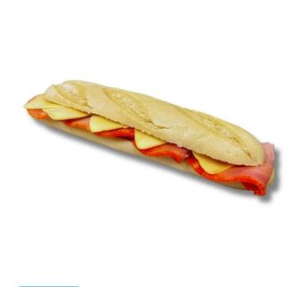 BAGUETTE LOMO ADOBADO Y QUESO