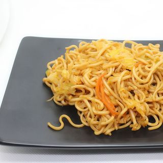 fideo con verduras