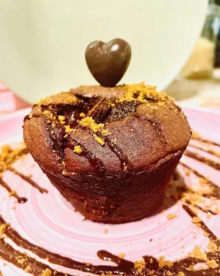 Volcán de chocolate