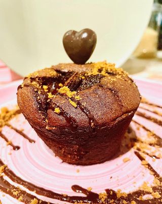 Volcán de chocolate