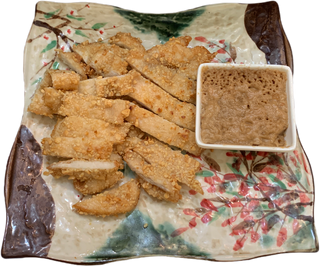 Pollo Frito Crujiente Con Almendra香酥杏仁鸡排