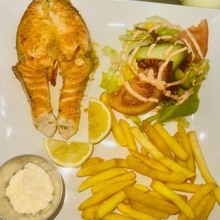 Salmón a la plancha