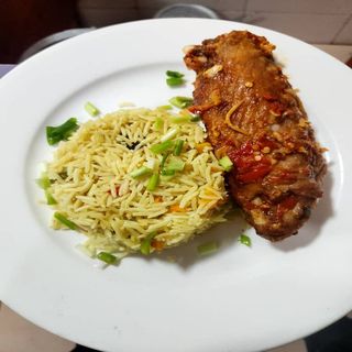 Special fried rice & peppered turkey