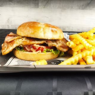 Hamburguesa Pollo Loco Plancha