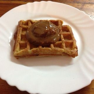 Gofre con Dulce de leche