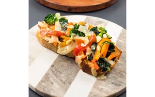 Bruschetta con verdure grigliate