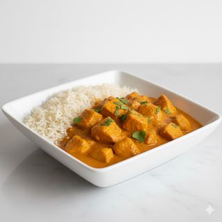 Curry Indio pollo con arroz