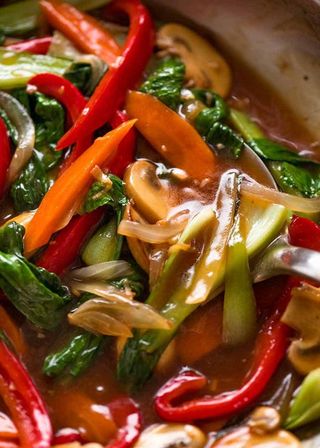 Sizzling Vegetables 