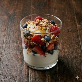 Yogurt frutta e granola