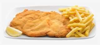 Milanesa De Pollo Con Patatas Fritas