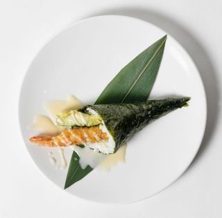 Temaki Tempura De Langostinos (1 Ud.)