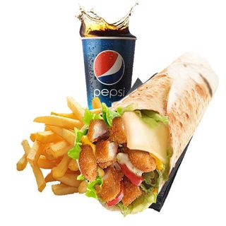Chawarma Pain Chawarma Petite + Soda