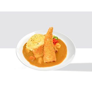 Fish Fillet Curry With Rice