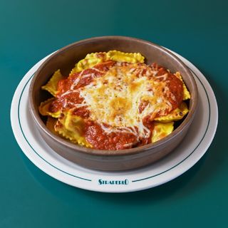 ravioli bolognesa horno