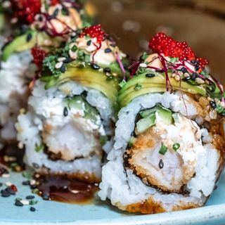 Shrimp tempura rolls