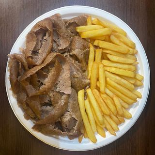Talerz Kebab Samo Mięso i Frytki
