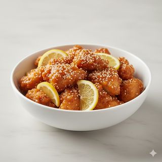 Pollo Crujientes Con Limón