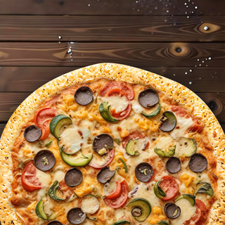 African Sweetcorn Veg Pizza 