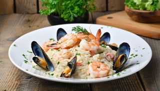 Risotto cu fructe de mare