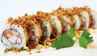 119 Crispy salmon roll 8 pezzi
