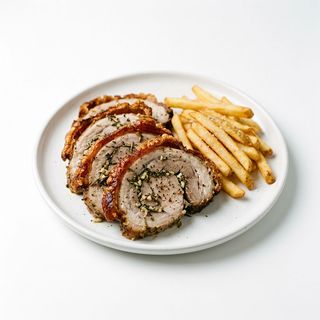 Porchetta patatine