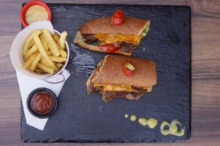 Sandwich viande hachee