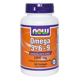 Omega 3 6 9 1000mg 100 kapsułek NOW FOODS