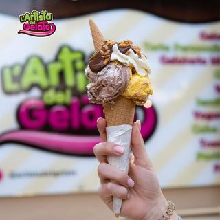 Cono Croccante Doppia Panna