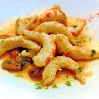 Gambas vegetales al ajillo
