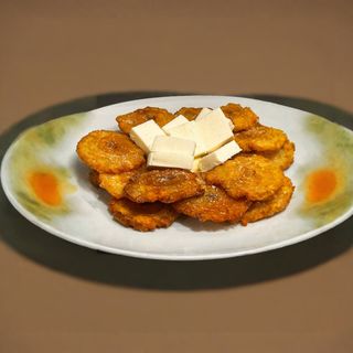Patacones Con Queso