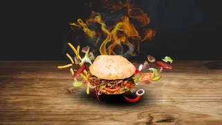 Pita kebab snitel