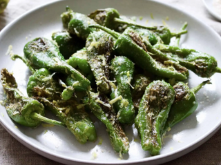 Tapa of Salt & Pepper Padron Peppers