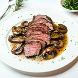 Телешки език с гъби в масло (240гр)