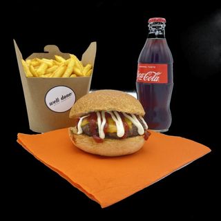 Menu double cheeseburger