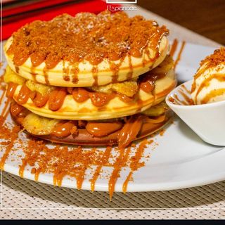 Pancake Confiture , Miel, caramel ou chocolat