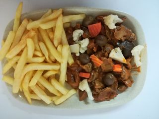 Moelas  em prato c/acompanhamento